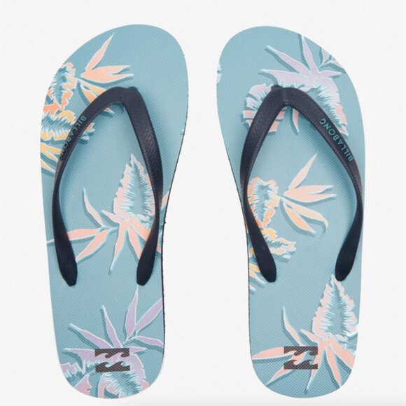 BILLABONG Men's Tides Slip-On Sandals Size 13 In Blue - Picture 1 of 4